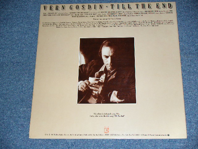 画像: VERN GOSDIN - TILL THE END / 1977 US ORIGINAL Used LP