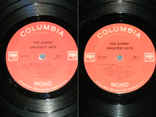 画像: THE BYRDS - GREATEST HITS ( MONO ) / 1967 ORIGINAL MONO LP