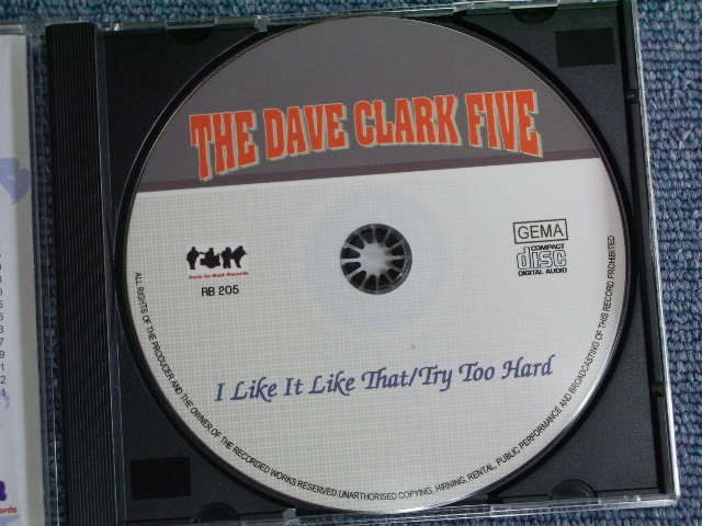画像: DAVE CLARK FIVE, THE -I LIKE IT LIKE THAT + TRY TOO HARD  / 2000 GERMANY  OPENED STYLE BRAND NEW  CD-R