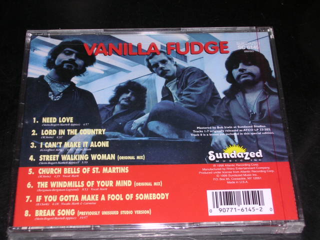 画像: VANILLA FUDGE - ROCK & ROLL / 1998 US SEALED CD 
