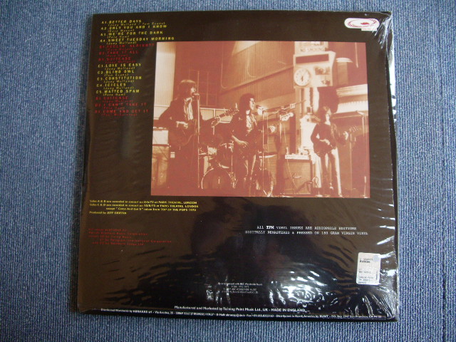 画像: BADFINGER - BBC IN CONCERT 1972-3  / 1999 UK ENGLAND ORIGINAL Brand New SEALED 180gram HEAVY WEIGHT 2-LP 