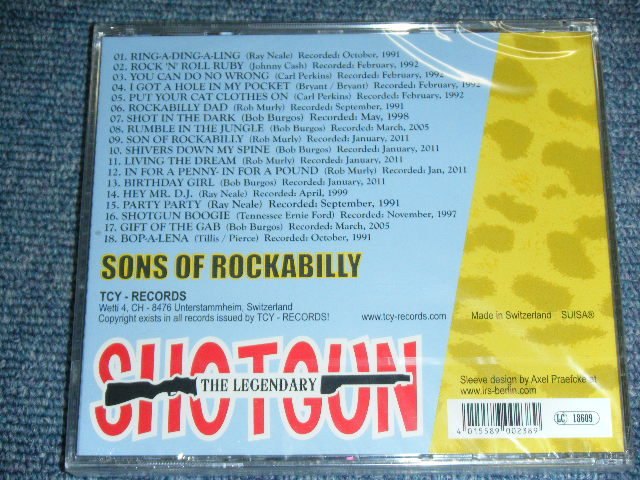 画像: SHOTGUN ( THE Legendary SHOTGUN ) - SONS OF ROCKABILLY / 2006? SWITZERLAND ( SWISS )  ORIGINAL Brand New SEALED CD 