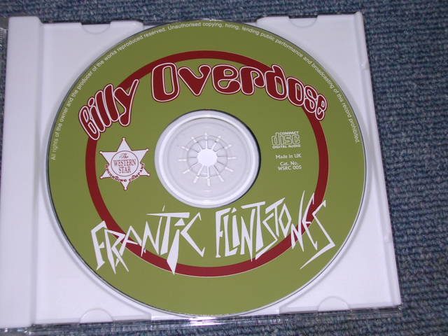 画像: FRANTIC FLINTSTONES - BILLY OVERDOSE /2002 UK BRAND NEW CD 