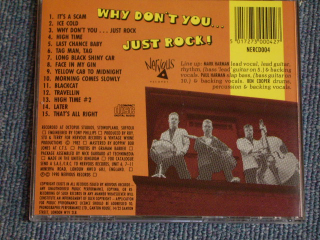 画像: RESTLESS - WHY DON'T YOU...JUST ROCK! / 1990 UK ENGLAND Original Used CD  