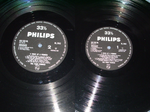 画像: THE 4 PENNIES - 2 SIDES OF THE 4 PENNIES / 1964 UK ORIGINAL MONO  LP 