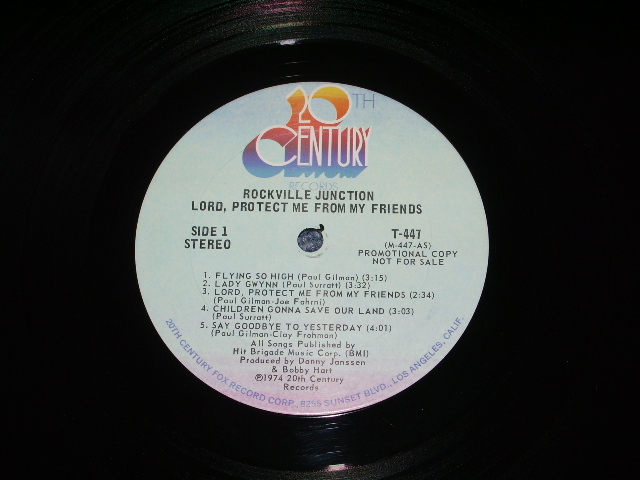 画像: ROCKVILLE JUNCTION - LORD PROTECT FROM MY FRIENDS  / 1974 US ORIGINAL PROMO  LP 