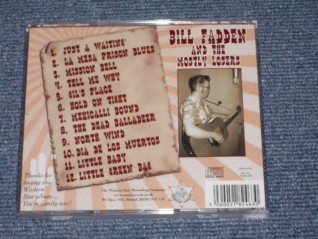 画像: BILL FADDEN & THE MOSTLY LOSERS - LOOKING FOR SOME HAPPINESS / UK BRAND NEW CD  