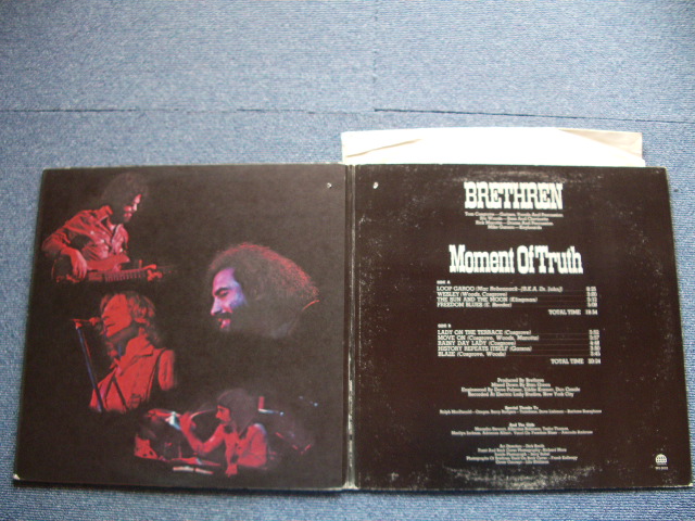 画像: BRETHREN - MOMENT OF TRUTH ( With RALPH MacDONALD / FUNKY ROCK / RARE GROOVE ) / 1971 US ORIGINAL LP 