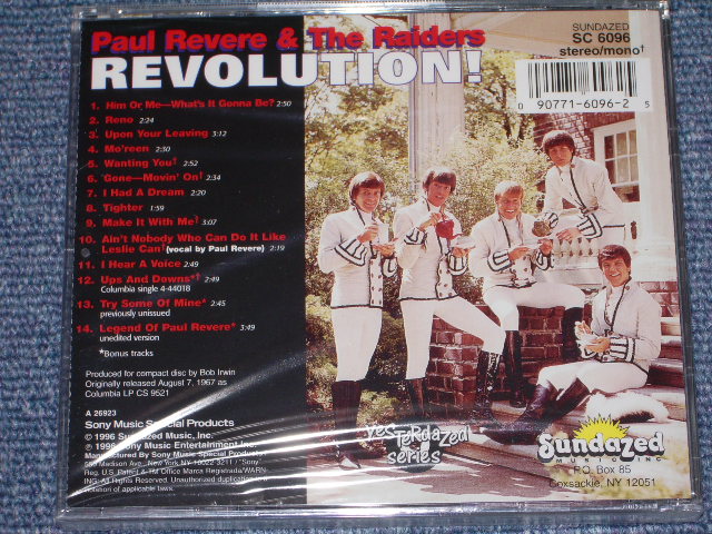 画像: PAUL REVERE & THE RAIDERS - REVOLUTION / 1996 US SEALED NEW CD