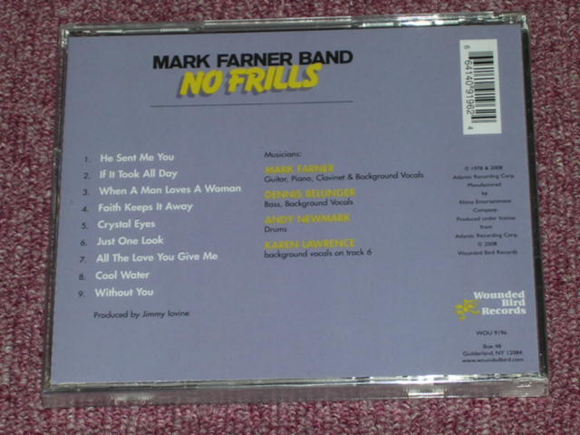 画像: MARK FARNER BAND ( GRAND FUNK RAILROAD )  -  NO FRILLS / US SEALED NEW CD