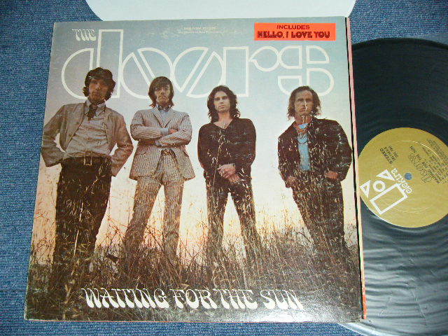 画像1: THE DOORS - WAITING FOR THE SUN ( With SONG TITLE STICKER : GOLD Label : Ex+,Ex-/Ex++ : Matrix Number : A-MON A12128/B-MON   A12128-X ) / 1968 US Original Used STEREO LP 