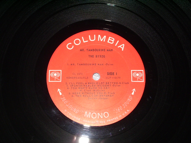 画像: THE BYRDS - MR.TAMBOURINE MAN ( VG++/Ex++ )/ 1965 ORIGINAL 2nd  Press Label MONO LP