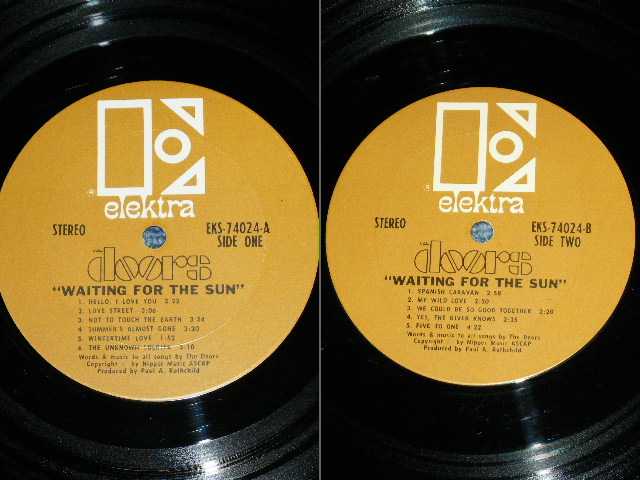 画像: THE DOORS - WAITING FOR THE SUN ( BROWN Label : Ex/Ex++ : Matrix Number : A-CTH-1 A-12A6/B-CTH- A3C18 ) / 1968 US Original Used STEREO LP 