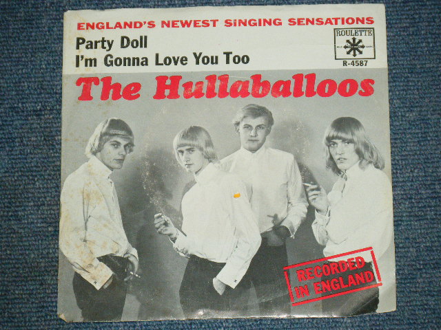 画像: THE HULLABALLOOS - I'M GONNA LOVE YOU TOO / 1964 US ORIGINAL 7" Single With PICTURE SLEEVE  