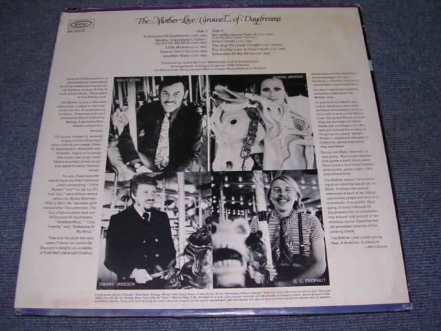 画像: THE MOTHER LOVE - CAROUSEL OF DAYDREAMS  / 1969 US ORIGINAL STEREO LP 