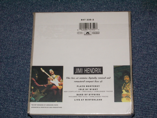 画像: JIMI HENDRIX - FOOTLIGHTS ( 4 CDs BOX SET ) / 1991 UK SEALED CD 