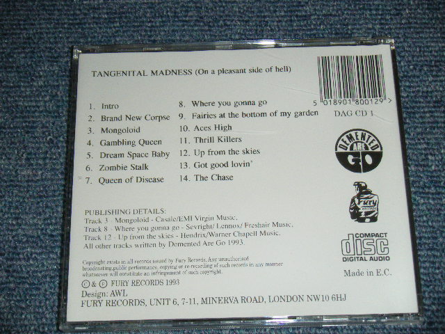 画像: DEMENTED ARE GO - TANGENITAL MADNESS / 1993 UK ORIGINAL : THIS IS REPRESS Brand New CD 