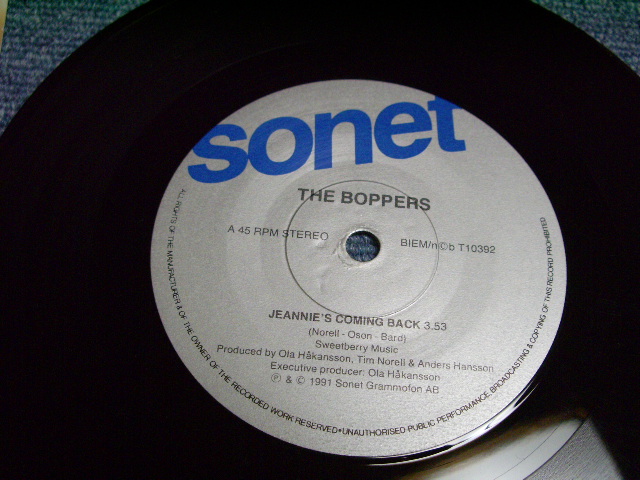 画像: THE BOPPERS - JEANNIE'S COMING BACK  / SWEDISH 7" SINGLE With PS