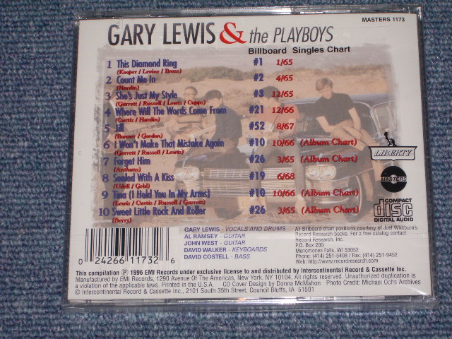 画像: GARY LEWIS & THE PLAYBOYS - FAVORITES / 1996  US  Brand New Sealed  CD