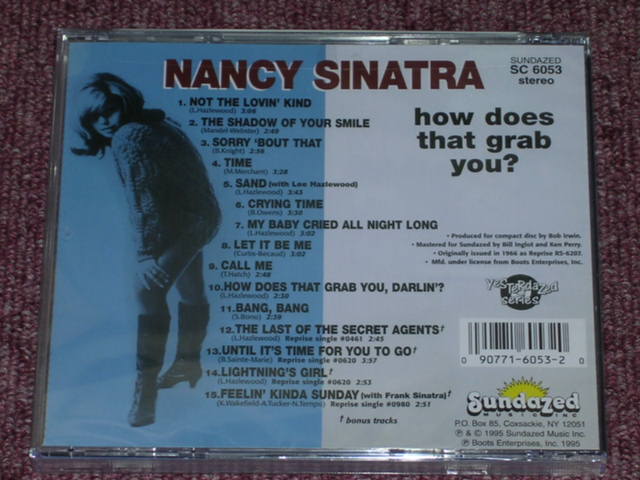 画像: NANCY SINATRA - HOW DOES THAT GRAB YOU? / 1995 US SEALED BRAND NEW CD