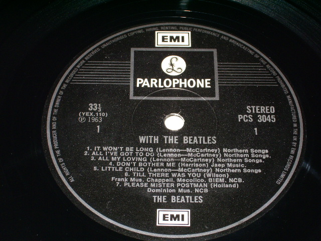 画像: BEATLES - WITH THE / UK 2 Boxed EMI  LP