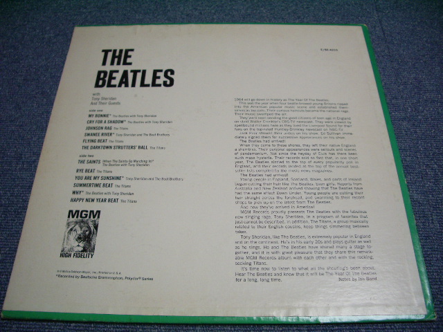 画像: THE BEATLES - THE BEATLES  WITH TONY SHERIDAN AND THEIR GUESTS ( With 'And Guests' on Cover : Ex++/Ex+++ ) / 1964 US ORIGINAL MONO Used  LP