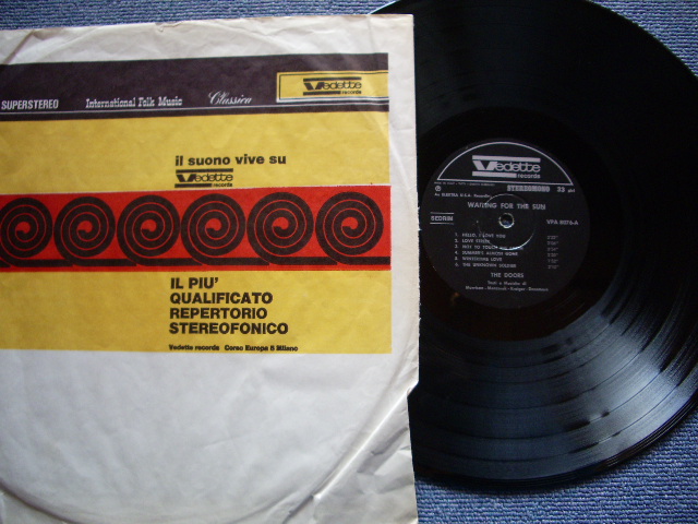 THE DOORS - WAITING FOR THE SUN / 1968 UK ORIGINAL MONO LP - パラダイス・レコード