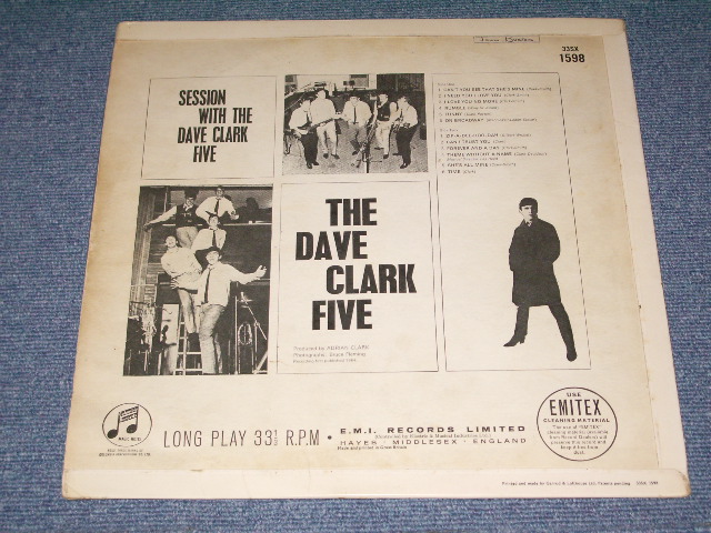 画像: THE DAVE CLARK FIVE - SESSION WITH ( Ex++ / Ex++ ) / 1964 UK Original MONO LP 