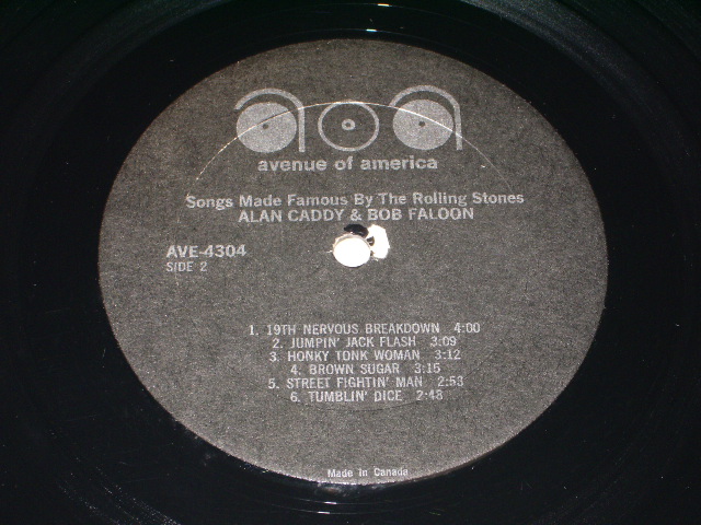 画像: ALAN GADDY & BOB FALOONY - DO SONGS MADE FAMOUS BY THE ROLLING STONES /  US STEREO ORIGINAL LP