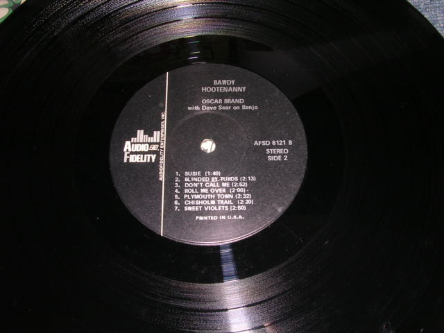 画像: OSCAR BRAND - BANDY HOOTENANY / 1964 US ORIGINAL Stereo LP 