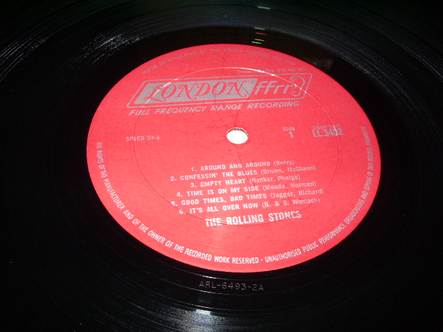 画像: THE ROLLING STONES - 12 x 5 ( UK EXPORT LONDON With ffrr on TOP Label  : Matrix Number : A) 2A/B) 2A : Ex+/Ex+++  ) / 1964 US ORIGINAL (IMPORT  From UK RECORD ) Used LP  