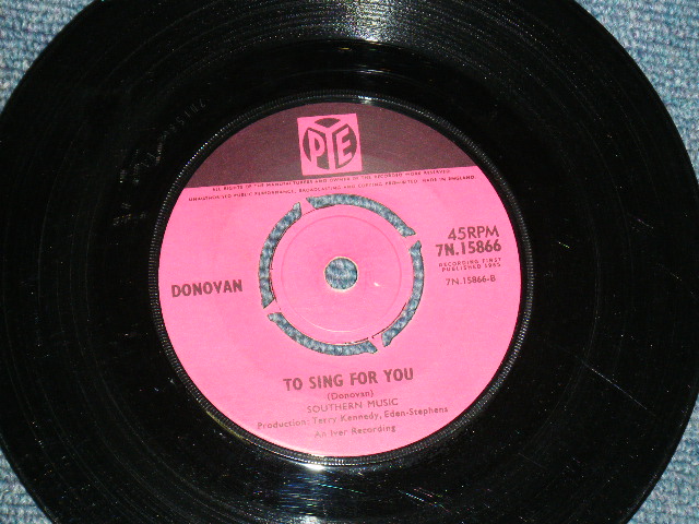 画像: DONOVAN - COLOURS / 1965 UK ORIGINAL 7" Single 