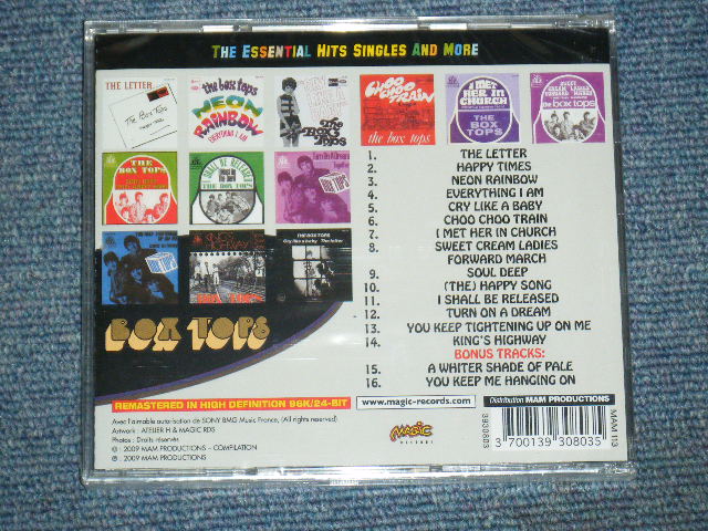 画像: THE BOX TOPS - THE ESSENTIAL HITS SINGLES & MORE / 2009 FRANCE  Brand New Sealed CD
