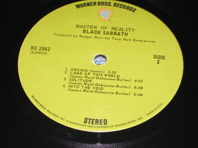 画像: BLACK SABBATH - MASTERS OF REALITY  /  1971  US ORIGINAL LP 
