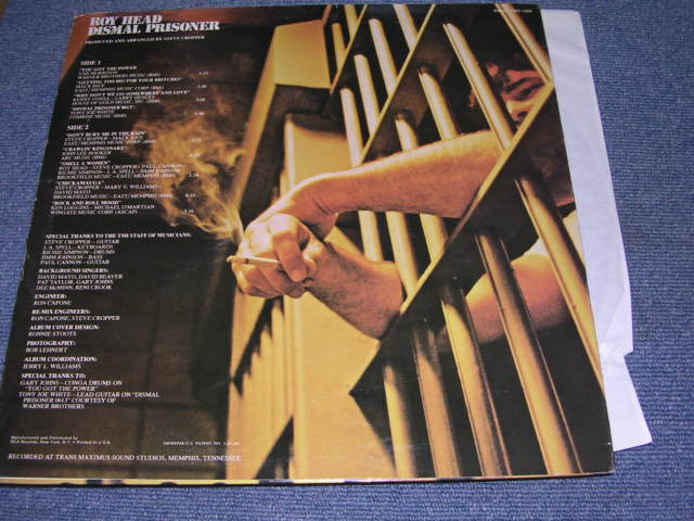 画像: ROY HEAD ( With STEVE CROPPER ) - DISMAL PRISONER / 1972 US ORIGINAL PROMO LP 