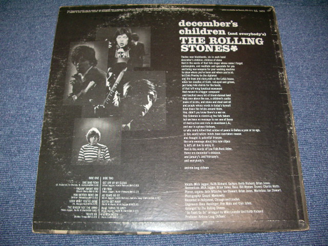 画像: ROLLING STONES - DECEMBER'S CHILDREN   /  CANADA  ORIGINAL MAROON&LONDON ffrrLABEL LP 