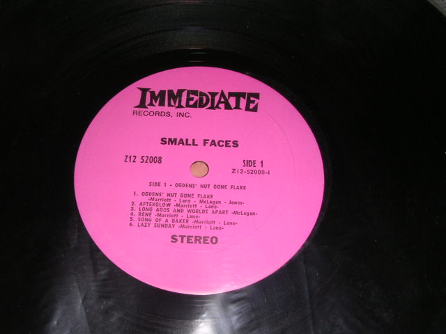 画像: SMALL FACES - OGDEN'S NUT GONE FLAKE  / 1968 US ORIGINAL  ROUND COVER LP 