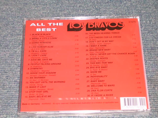 画像: LOS BRAVOS - ALL THE BEST / ????  SEALED  CD