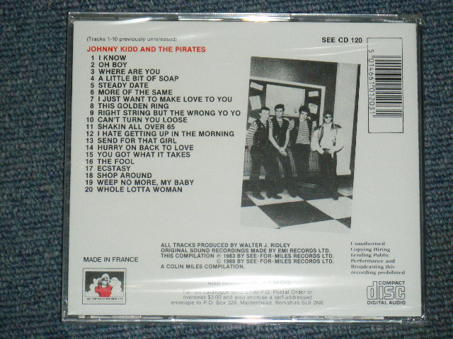 画像: JOHNNY KID & THE PIRATES - RARITIES  / 1989 UK Brand New Sealed CD