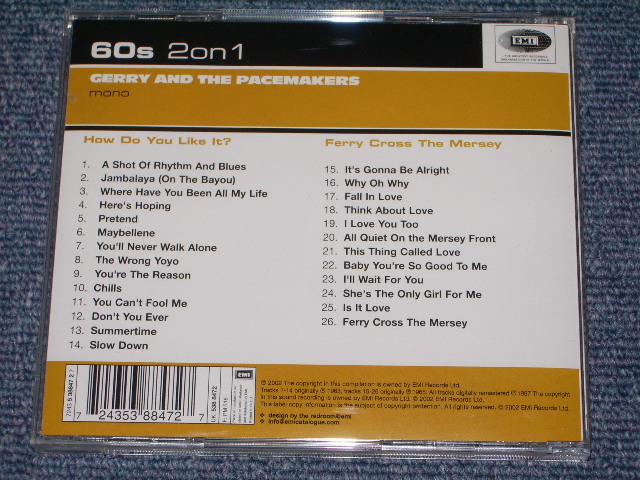 画像: GERRY AND THE PACEMAKERS - HOW DO YOU LIKE IT? + FERRY CROSS THE MERSEY ( 2 in 1  )/ 2002 UK Brand New  CD