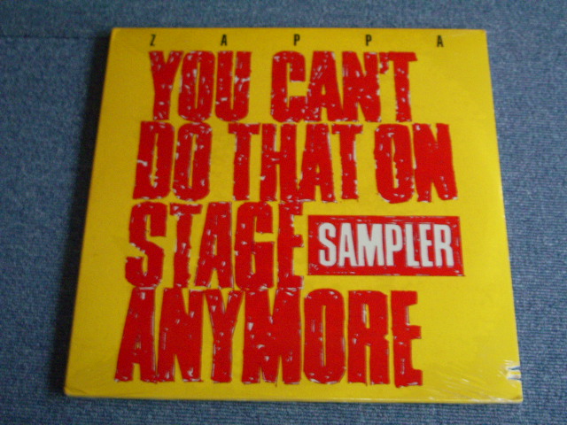 画像1: FRANK ZAPPA - YOU CAN'T DO THAT ON STAGE ANYONE SAMPLER   / 1988  US ORIGINAL SEALED LP 