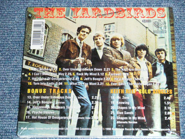 画像: THE YARDBIRDS -   OVER UNDER SIDEWAYS DOWN ( Reissue For 60's US Released ALBUM  + BONUS TRACKS )  /1998  GERMANY SEALED CD