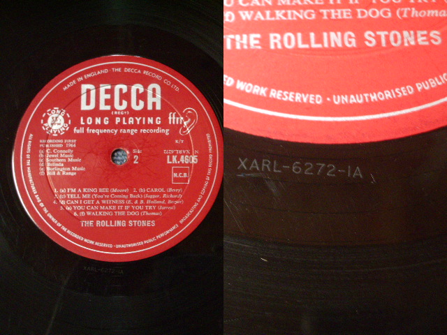 画像: ROLLING STONES - THE ROLLING STONES ( Matrix Number1A/1A "TELL ME" SHORT Version  & "MONA"CREDIT   / 1964 UK Original Mono LP