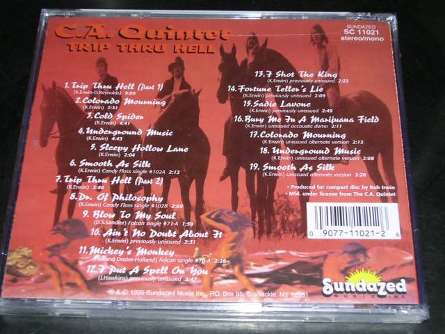 画像: C.A.QUINTET  - TRIP THRU HELL /  1995 US SEALED CD 