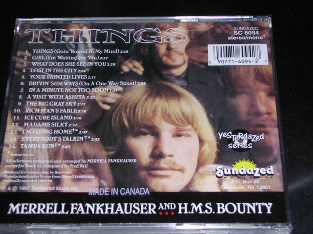 画像: MERRELL FANKHAUSER & H.M.S. BOUNTY - THINGS / 1997 US SEALED CD 