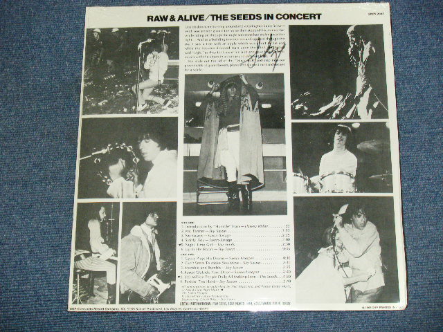 画像: THE SEEDS - RAW & ALIVE THE SEEDSA IN CONCERT  / 1977? US REISSUE Sealed LP