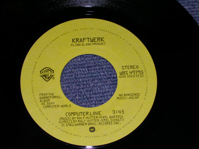 画像: KRAFTWERK - NUMBERS  /  1981 US ORIGINAL 7"SINGLE 