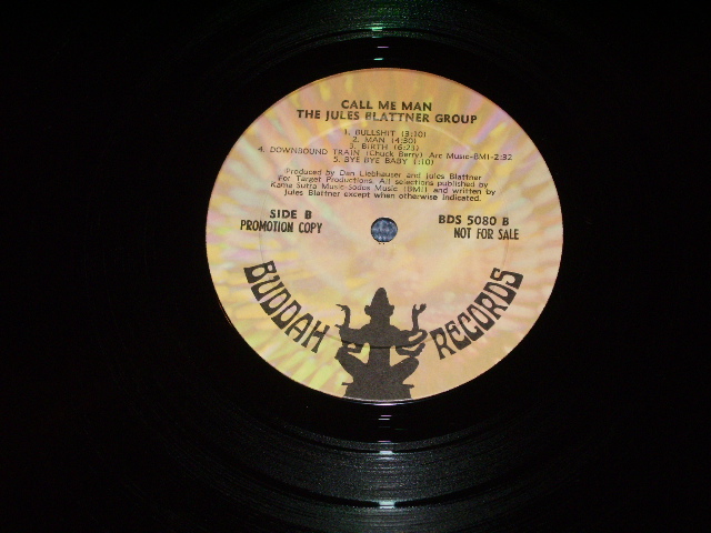 画像: THE JULES BLATTNER GROUP - CALL ME MAN! / 1971 US  ORIGINAL Promo Sticker LP