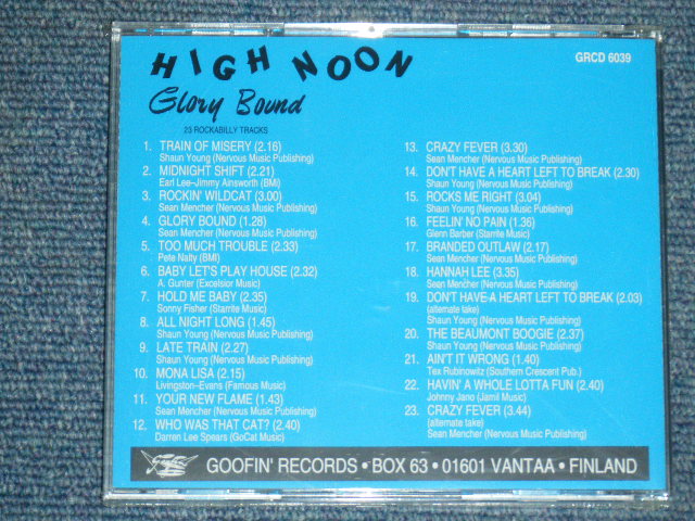 画像: THE HIGH NOON - GLORY BOUNDS / 1993 FINLAND ORIGINAL Brand New Sealed CD 