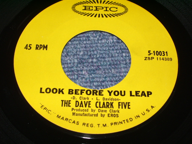 画像: DAVE CLARK FIVE - PLEASE TELL ME WHY  / 1966 US ORIGINAL 7"SINGLE + PICTURE SLEEVE 